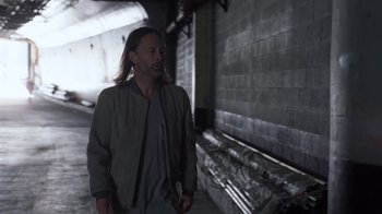 Movie still from “Radiohead - Daydreaming” (2016), directed by Paul Thomas Anderson – Medium shot, Low angle