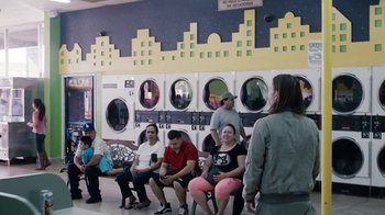 Movie still from “Radiohead - Daydreaming” (2016), directed by Paul Thomas Anderson – Wide shot, Over the shoulder angle
