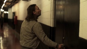 Movie still from “Radiohead - Daydreaming” (2016), directed by Paul Thomas Anderson – Medium shot, Over the shoulder angle