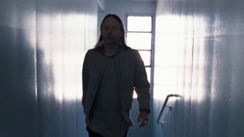 Movie still from “Radiohead - Daydreaming” (2016), directed by Paul Thomas Anderson – Medium shot, Low angle