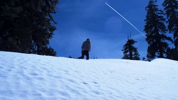 Movie still from “Radiohead - Daydreaming” (2016), directed by Paul Thomas Anderson – Extreme Wide shot, Low angle