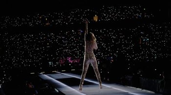 Movie still from “Taylor Swift - New Romantics” (2016), directed by Jonas Åkerlund – Extreme Wide shot, Low angle