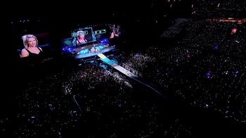 Movie still from “Taylor Swift - New Romantics” (2016), directed by Jonas Åkerlund – Extreme Wide shot, Overhead angle