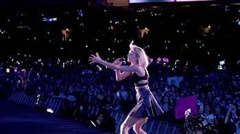 Movie still from “Taylor Swift - New Romantics” (2016), directed by Jonas Åkerlund – Wide shot, Low angle