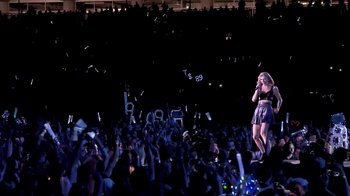 Movie still from “Taylor Swift - New Romantics” (2016), directed by Jonas Åkerlund – Extreme Wide shot, Low angle