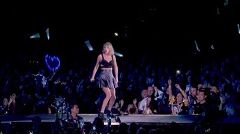 Movie still from “Taylor Swift - New Romantics” (2016), directed by Jonas Åkerlund – Wide shot, High angle