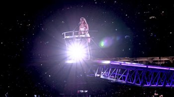Movie still from “Taylor Swift - New Romantics” (2016), directed by Jonas Åkerlund – Extreme Wide shot, Low angle