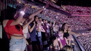 Movie still from “Taylor Swift - New Romantics” (2016), directed by Jonas Åkerlund – Extreme Wide shot, Low angle