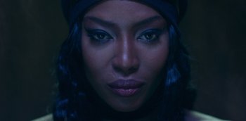 Movie still from “ANOHNI - Drone Bomb Me” (2016), directed by Nabil Elderkin – Extreme Close Up shot, Low angle