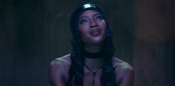 Movie still from “ANOHNI - Drone Bomb Me” (2016), directed by Nabil Elderkin – Close Up shot, Low angle