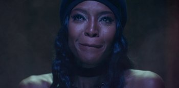 Movie still from “ANOHNI - Drone Bomb Me” (2016), directed by Nabil Elderkin – Close Up shot, Overhead angle