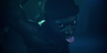 Movie still from “ANOHNI - Drone Bomb Me” (2016), directed by Nabil Elderkin – Extreme Close Up shot, Low angle