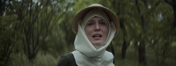 Movie still from “Purity Ring - Begin Again” (2016), directed by Young Replicant – Close Up shot, Low angle