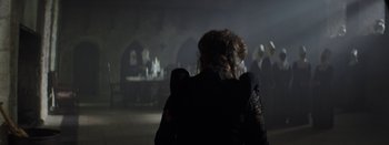 Movie still from “Purity Ring - Begin Again” (2016), directed by Young Replicant – Medium shot, Over the shoulder angle