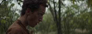 Movie still from “Purity Ring - Begin Again” (2016), directed by Young Replicant – Close Up shot, Low angle