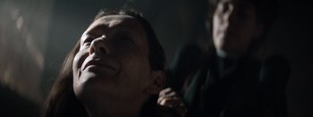 Movie still from “Purity Ring - Begin Again” (2016), directed by Young Replicant – Close Up shot, Low angle