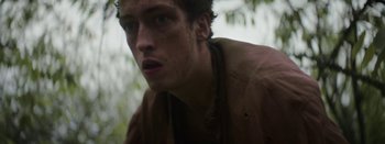 Movie still from “Purity Ring - Begin Again” (2016), directed by Young Replicant – Close Up shot, Low angle