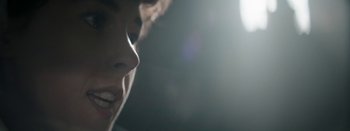 Movie still from “Purity Ring - Begin Again” (2016), directed by Young Replicant – Extreme Close Up shot, Low angle