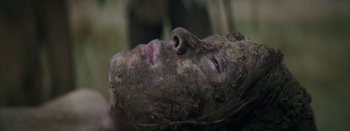 Movie still from “Purity Ring - Begin Again” (2016), directed by Young Replicant – Extreme Close Up shot, Low angle