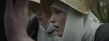 Movie still from “Purity Ring - Begin Again” (2016), directed by Young Replicant – Close Up shot, Low angle