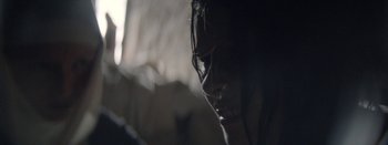 Movie still from “Purity Ring - Begin Again” (2016), directed by Young Replicant – Extreme Close Up shot, Over the shoulder angle