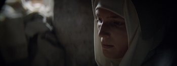 Movie still from “Purity Ring - Begin Again” (2016), directed by Young Replicant – Close Up shot, Low angle