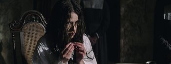 Movie still from “Purity Ring - Begin Again” (2016), directed by Young Replicant – Close Up shot, Over the shoulder angle