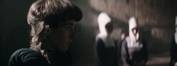 Movie still from “Purity Ring - Begin Again” (2016), directed by Young Replicant – Extreme Close Up shot, Over the shoulder angle