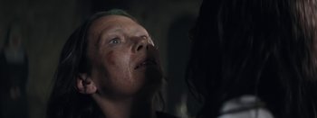 Movie still from “Purity Ring - Begin Again” (2016), directed by Young Replicant – Extreme Close Up shot, Low angle