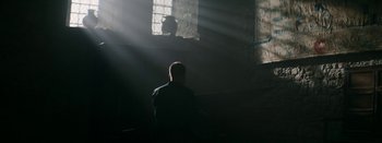 Movie still from “Purity Ring - Begin Again” (2016), directed by Young Replicant – Wide shot, Low angle