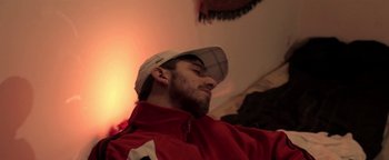 Movie still from “The Blaze - Virile” (2016), directed by The Blaze – Close Up shot, High angle