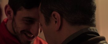 Movie still from “The Blaze - Virile” (2016), directed by The Blaze – Extreme Close Up shot, Over the shoulder angle