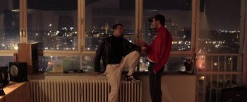 Movie still from “The Blaze - Virile” (2016), directed by The Blaze – Wide shot, Low angle