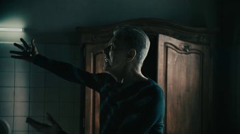 Movie still from “David Bowie - Lazarus” (2016), directed by Johan Renck – Medium shot, Over the shoulder angle