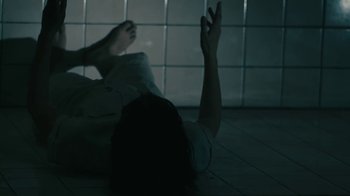 Movie still from “David Bowie - Lazarus” (2016), directed by Johan Renck – Wide shot, High angle