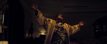 Movie still from “A$AP Rocky - Everyday” (2015), directed by Manu Cossu – Medium shot, Low angle