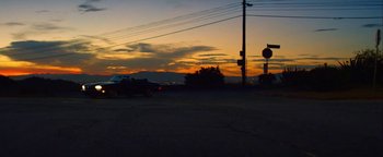 Movie still from “A$AP Rocky - Everyday” (2015), directed by Manu Cossu – Extreme Wide shot, Low angle