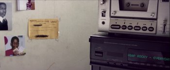 Movie still from “A$AP Rocky - Everyday” (2015), directed by Manu Cossu – Medium shot, Low angle