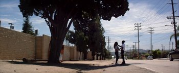Movie still from “A$AP Rocky - Everyday” (2015), directed by Manu Cossu – Extreme Wide shot, Low angle