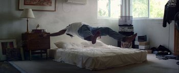 Movie still from “A$AP Rocky - Everyday” (2015), directed by Manu Cossu – Wide shot, Overhead angle
