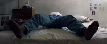 Movie still from “A$AP Rocky - Everyday” (2015), directed by Manu Cossu – Extreme Close Up shot, Overhead angle