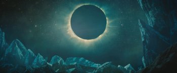 Movie still from “David Bowie - Blackstar” (2015), directed by Johan Renck – Extreme Wide shot, High angle