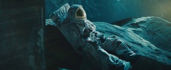 Movie still from “David Bowie - Blackstar” (2015), directed by Johan Renck – Medium shot, Overhead angle