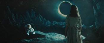 Movie still from “David Bowie - Blackstar” (2015), directed by Johan Renck – Medium shot, Over the shoulder angle