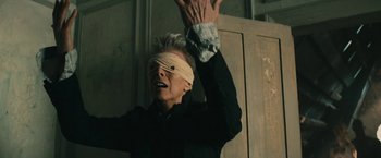 Movie still from “David Bowie - Blackstar” (2015), directed by Johan Renck – Medium shot, Overhead angle