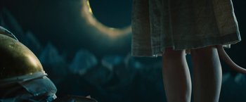 Movie still from “David Bowie - Blackstar” (2015), directed by Johan Renck – Medium shot, Low angle