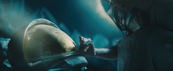 Movie still from “David Bowie - Blackstar” (2015), directed by Johan Renck – Extreme Close Up shot, Overhead angle