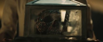 Movie still from “David Bowie - Blackstar” (2015), directed by Johan Renck – Extreme Close Up shot, Overhead angle