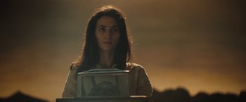 Movie still from “David Bowie - Blackstar” (2015), directed by Johan Renck – Close Up shot, Low angle