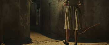 Movie still from “David Bowie - Blackstar” (2015), directed by Johan Renck – Medium shot, Low angle